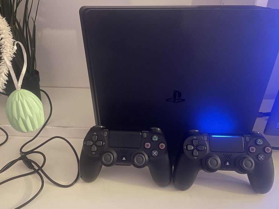 PS4 Slim 500GB + 2 oryginalne pady + 2 gry | ZAMIANA NA PC GAMINGOWY