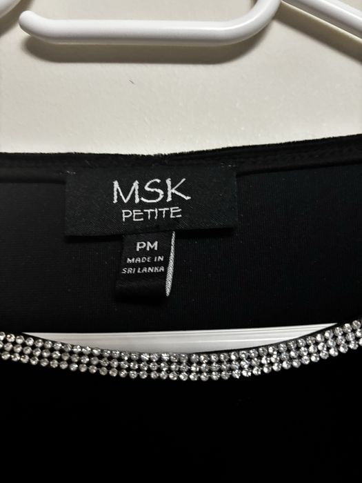 Bluzka z aksamitu MSK rozmiar PM