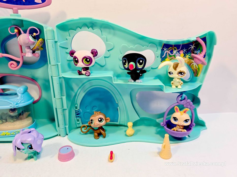 LITTLEST PET SHOP - Hotel dla Lps + Figurki Lps + Akcesoria Lps
