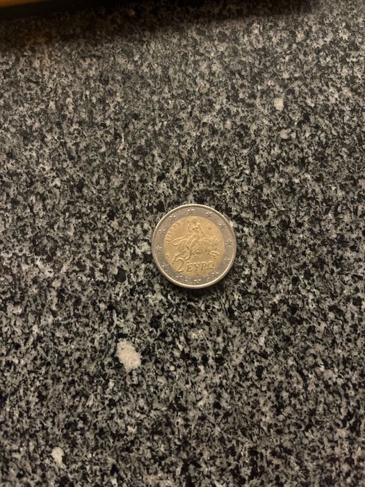 Moeda 2 euros rara