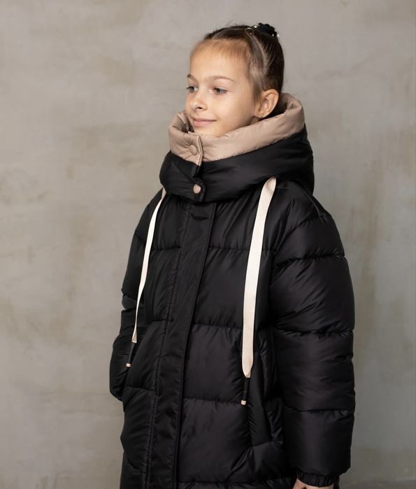 Пуховик зимовий на дівчинку