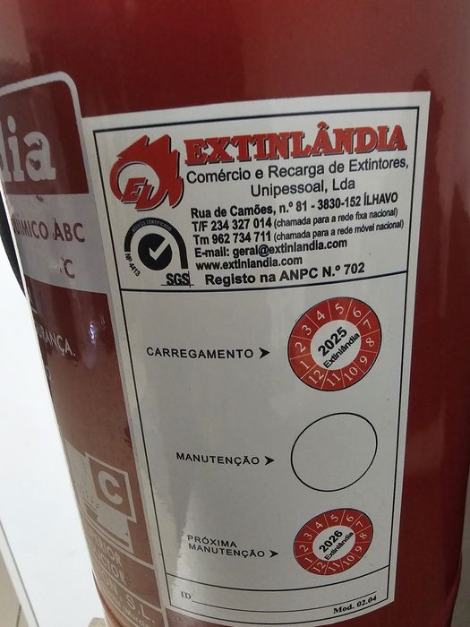Extintor de Pó Químico ABC