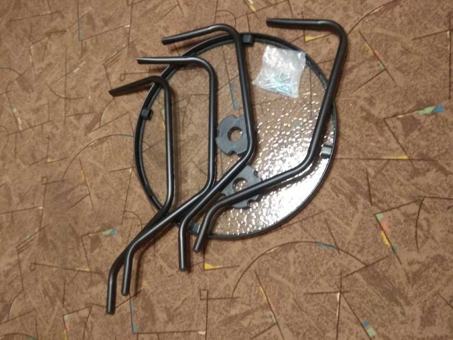 стіл садовий скляний, столик для сада балкона кафе. стол круглый 60 см