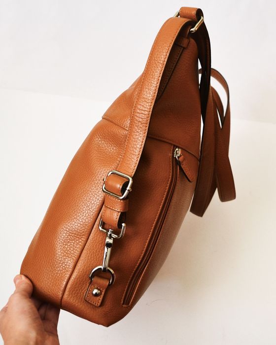 Брендова оригінальна стильна натуральна шкіряна сумка на плече PICARD