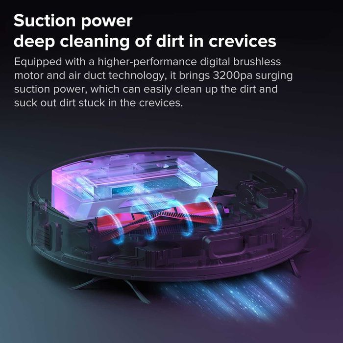 Robot sprzątający Odkurzacz Mopujący Stacja Roidmi EVE Plus