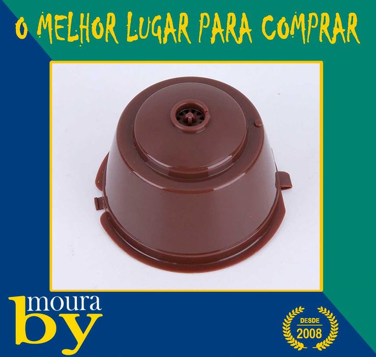 3 Cápsulas Café Reutilizáveis Dolce Gusto + colher medidor