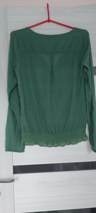 Koszula damska zielona bershka M rękaw 3/4