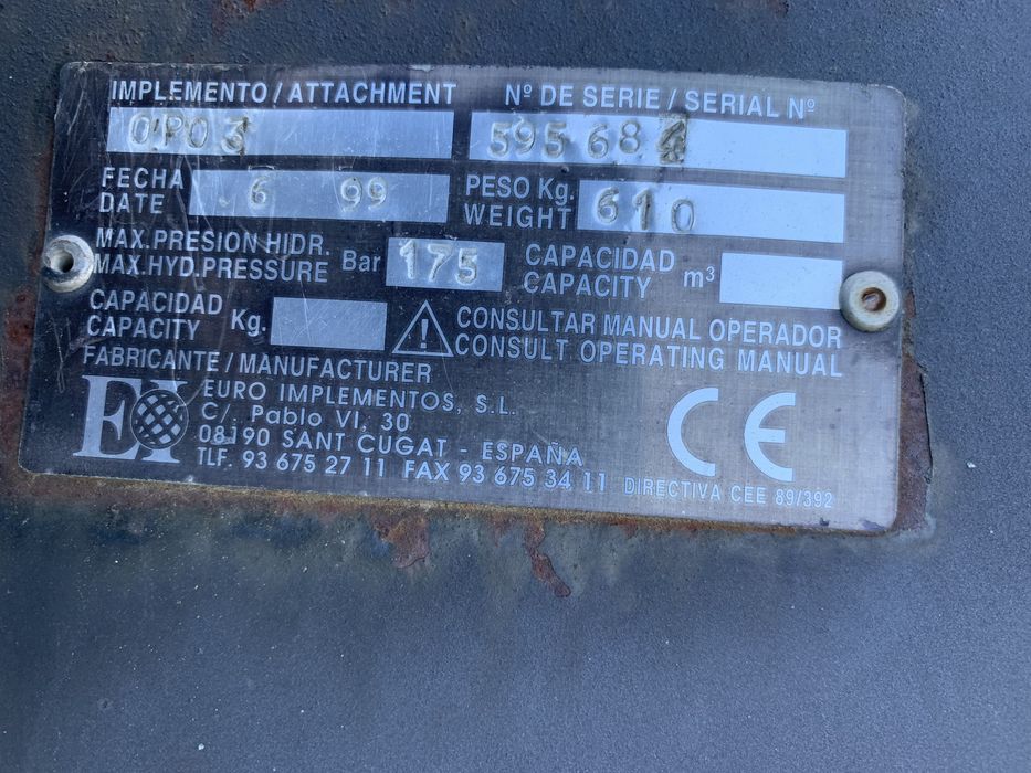 Vendo Braço para Bobcat
