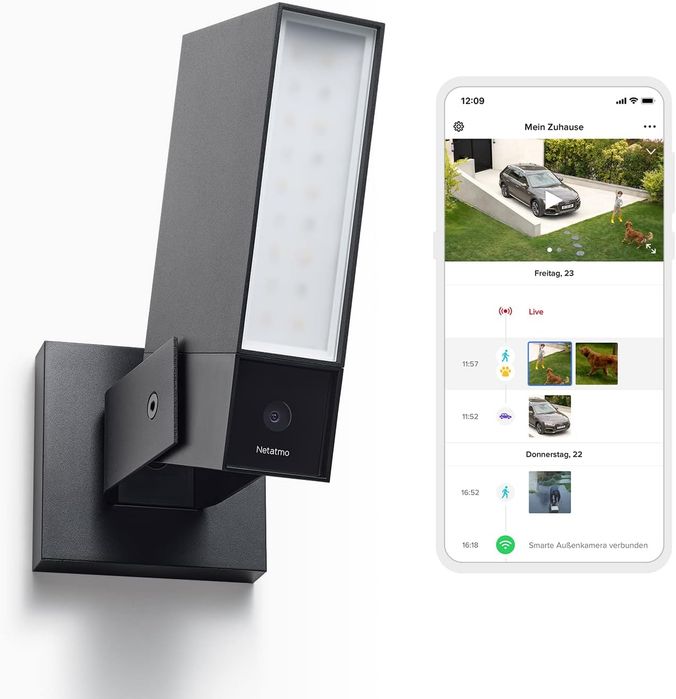 Inteligentna Kamera do Monitoringu Zewnętrznego Netatmo NOC-S-DE WiFi