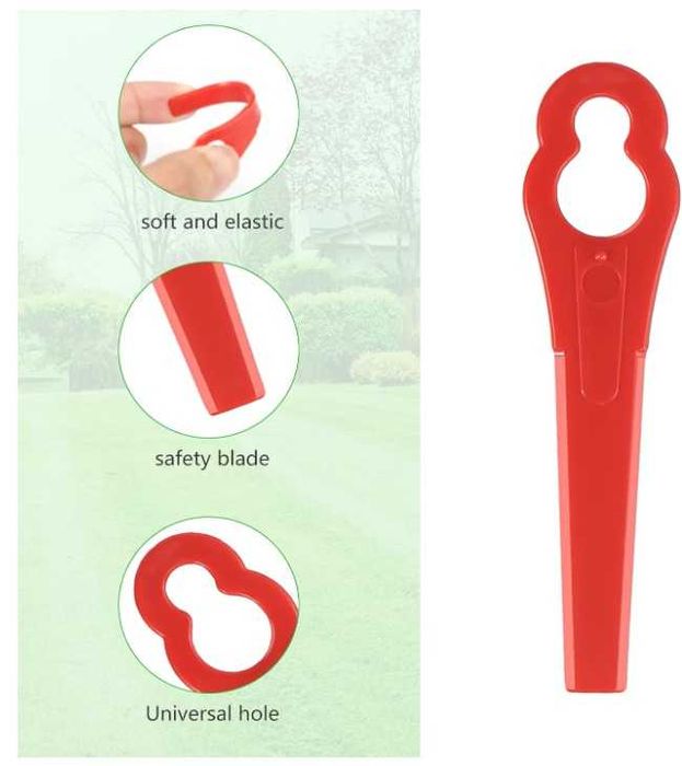 Plastikowe ostrza/noże do podkaszarki 140 sztuk CAINCAY