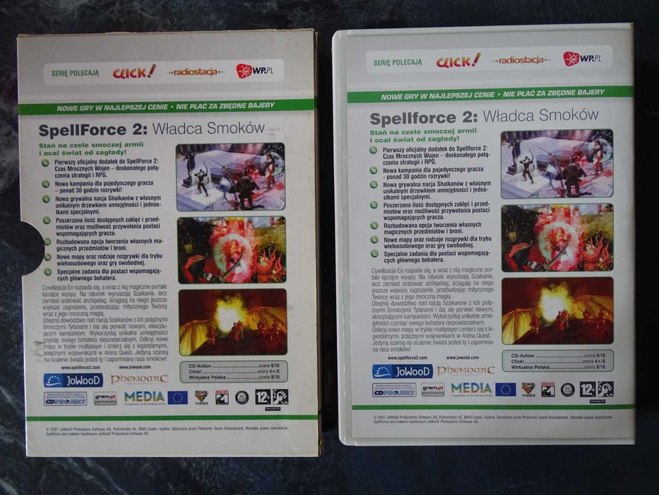Gra  PC SpellForce 2: Władca smoków Box PL