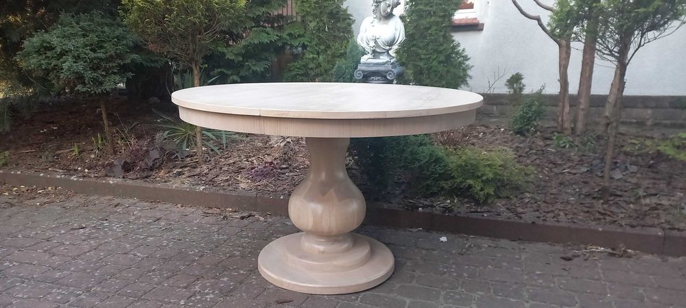 konsola drewniana  czarna 140 cm