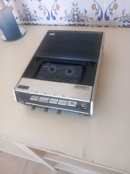 Sony cassette recorder dos anos 70