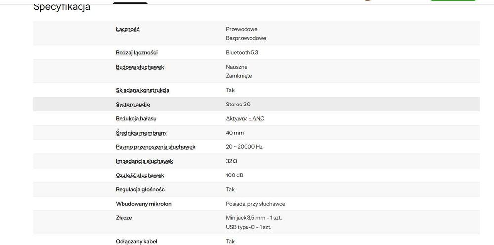 Słuchawki bezprzewodowe JBL LIVE 770NC Beżowe