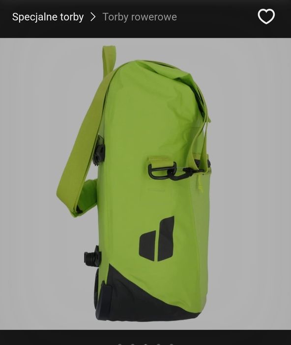 Sakwa torba rowerowa Deuter Mainhattan 17+10(27L)