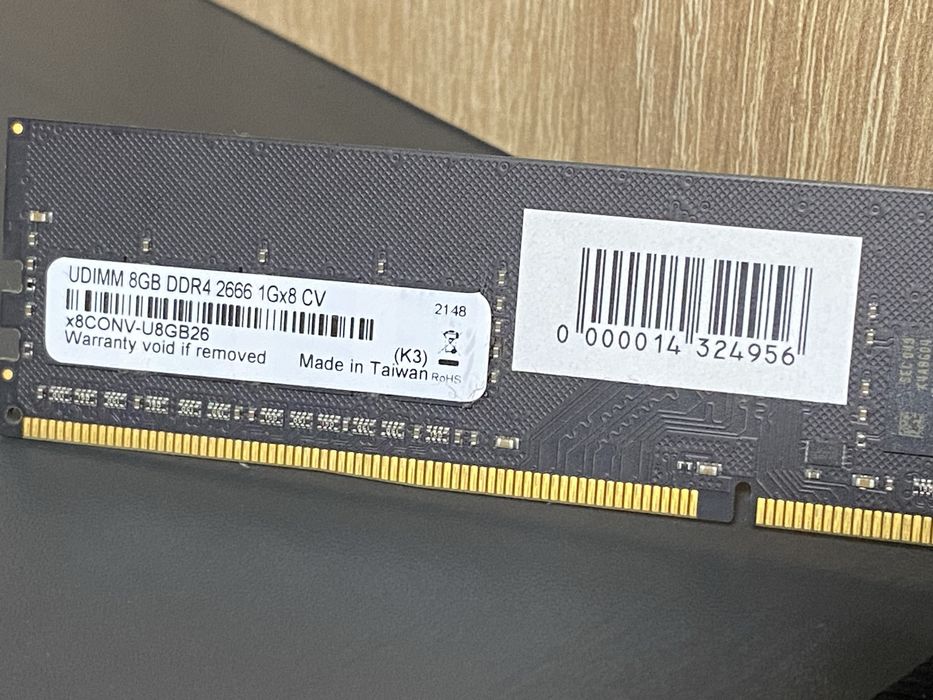 Оперативна памʼять 8GB (1шт) DDR4 2666