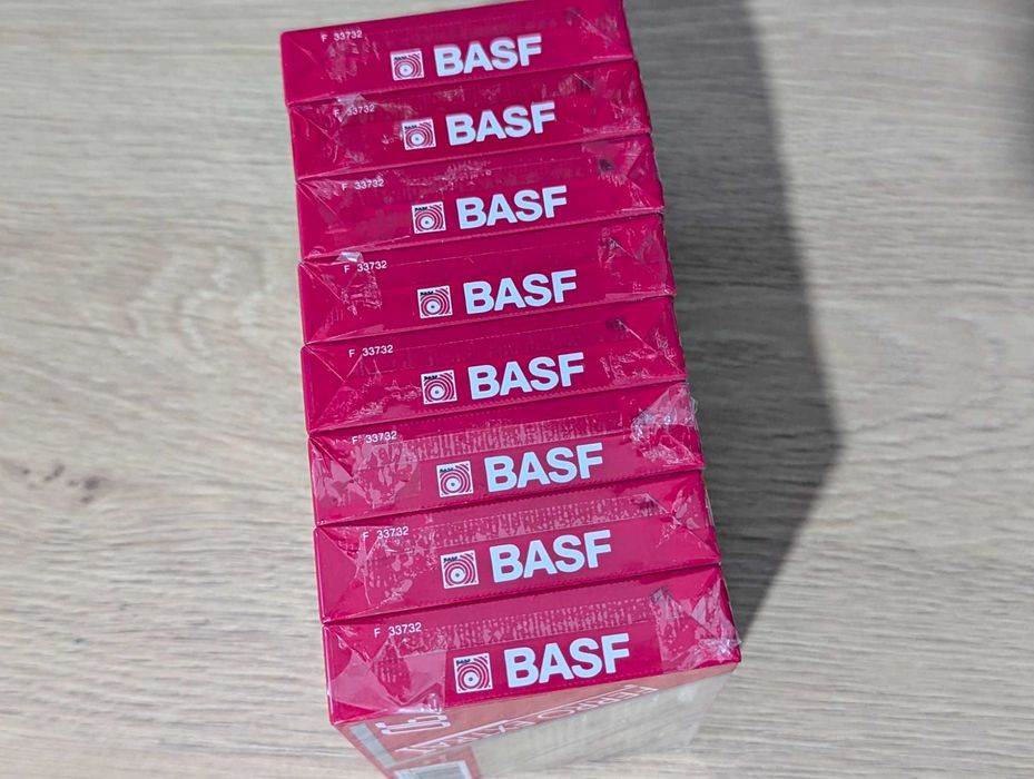 Аудіокасеты аудио кассеты BASF ferro extra 90хв. лот 8шт. Korea