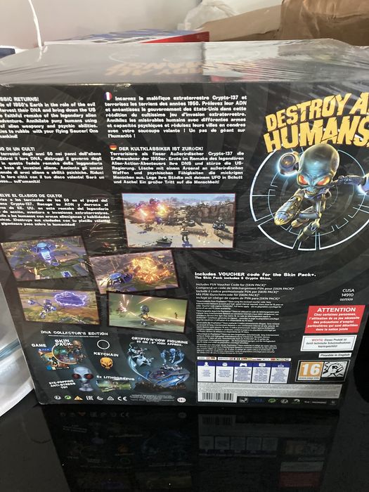 Destroy all Humans Edição Colecionador DNA