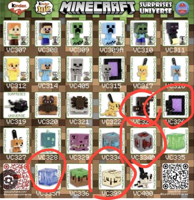 Kinder joy minecraft, Кіндер джой майнкрафт