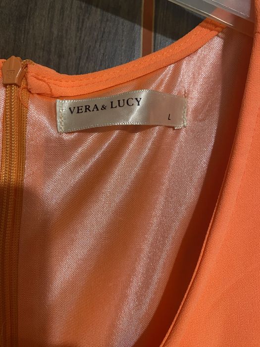 помаранчева сукня бренду Vera & Lucy