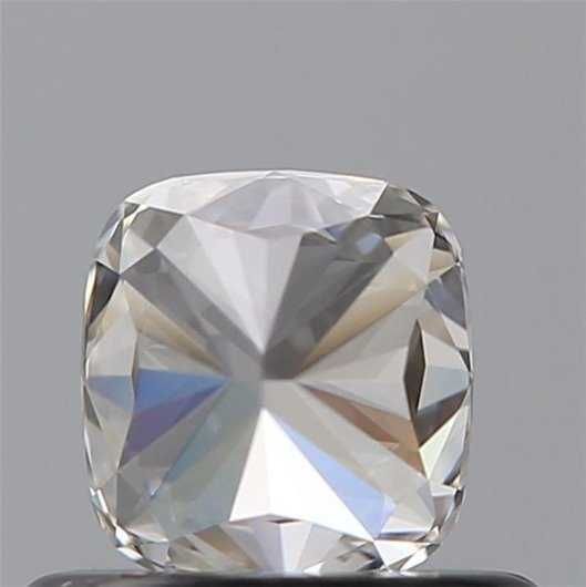 Diamante cushion de 0.51ct, cor G, claridade VVS1 e corte Excelente