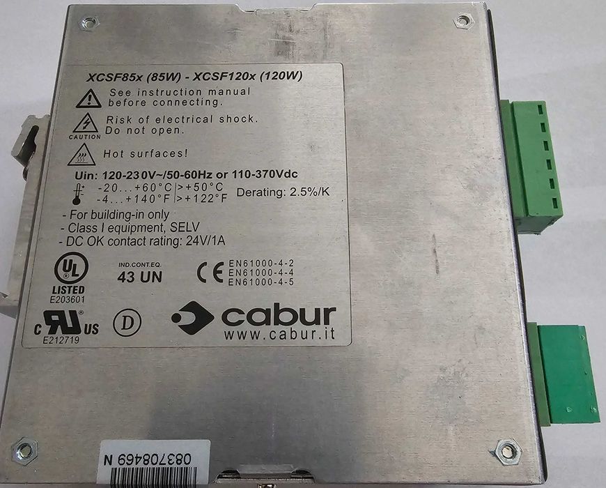Zasilacz przemysłowy CABUR 24V DC / 3,5A,  85W