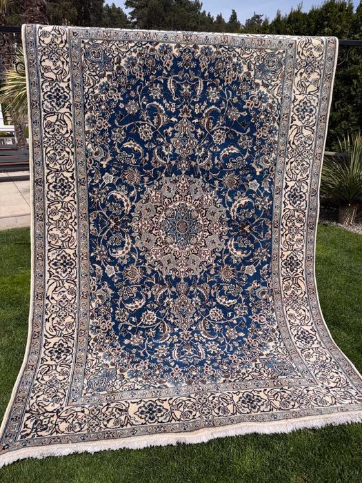 Dywan Perski Ręcznie Tkany kaszmirowy + jedwab Iran Nain 300x200 gal.18 tyś