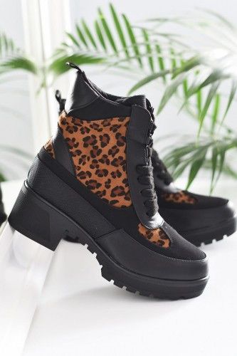 HIT BLOGEREK TANIO! Trapery workery leopard panterka 38,39,40 botki