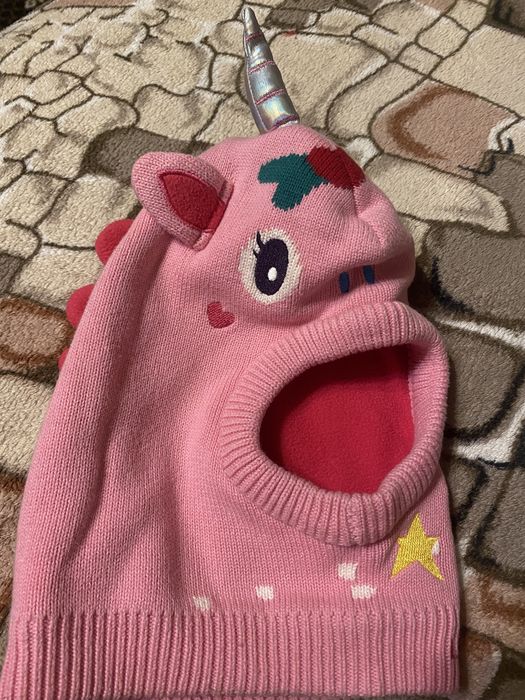 Шапка шлем єдиноріг