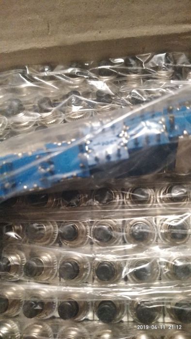 Переключатель кнопка AN4 две группы  DPDT 6pin без фиксации.