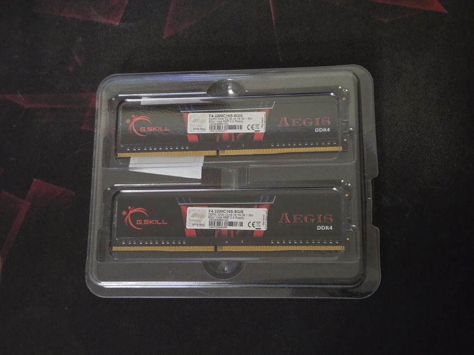 Продам озу DDR4 16GB (2x8) G.Skill 3200 Mhz XMP