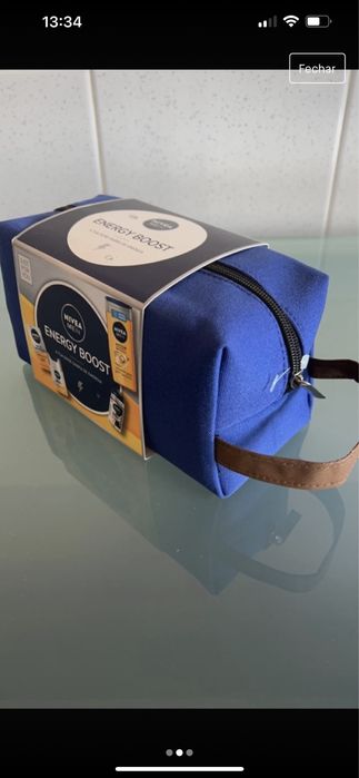 Bolsa cuidados faciais masculino