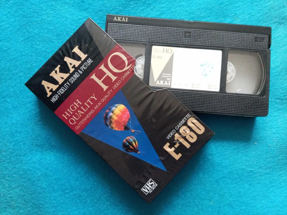 Фирменные видеокассеты VHS 180 мин. - 240 мин. (Sony, Akai