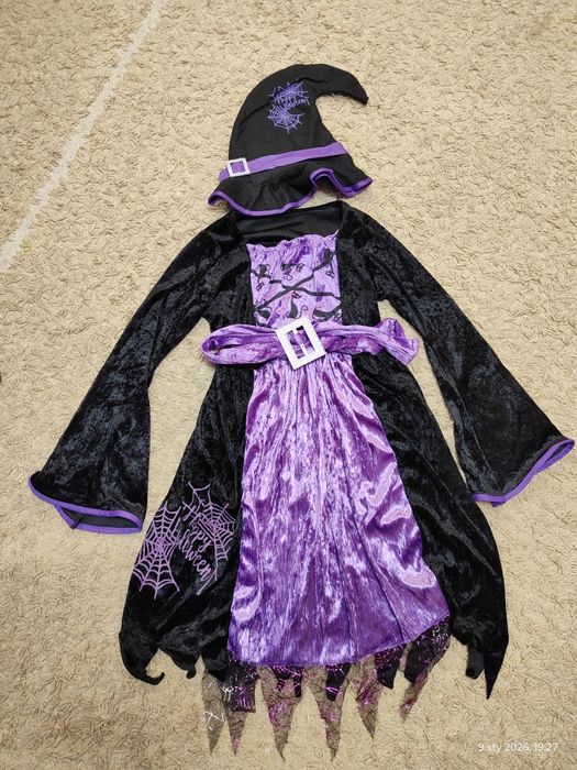 Strój karnawałowy czarownicy