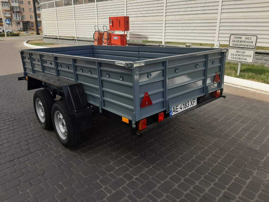 Прицеп двухосный есть Доставка в Изюм
