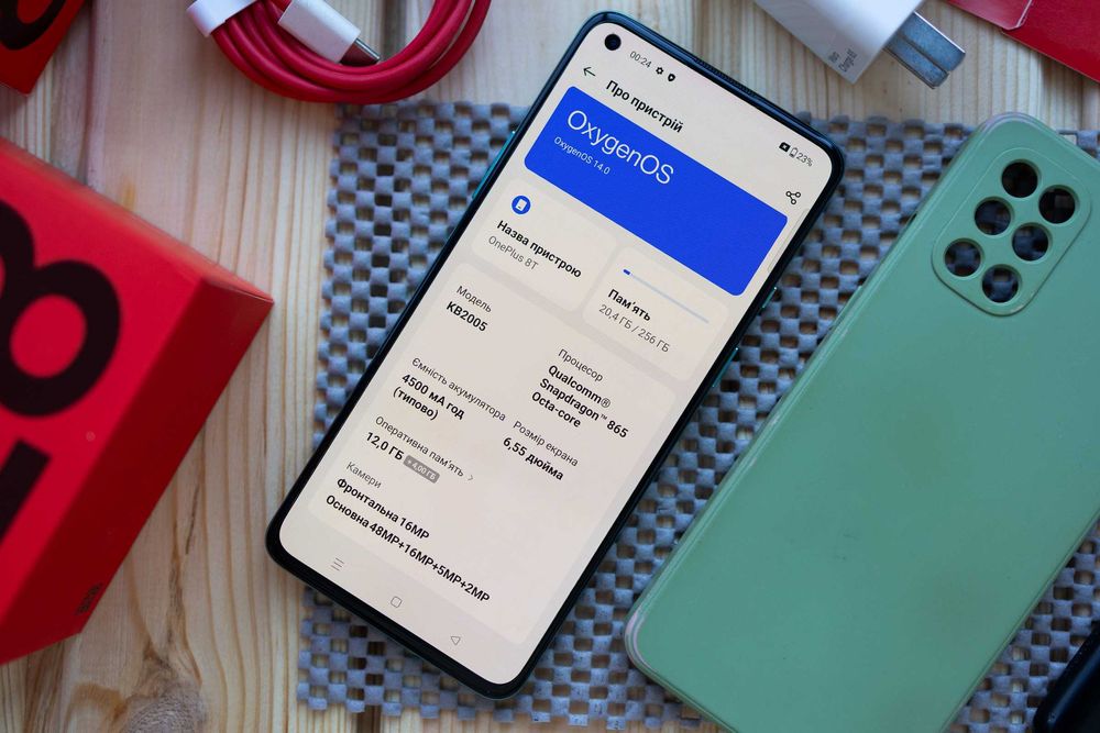 Смартфон OnePlus 8T 12/256gb l Мобільний телефон Стан 5 +++ Повний комплект