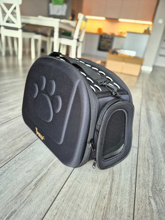 TRANSPORTER składany dla psa kota królika TORBA podróżna na ramię NOWA