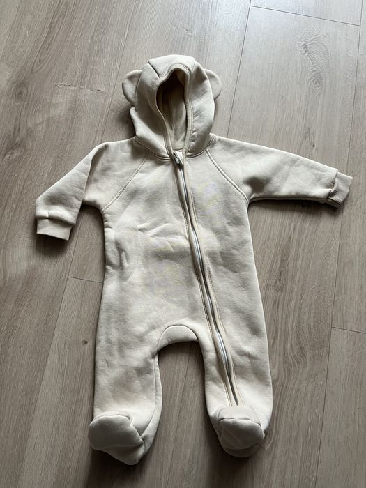 Комбінезон на блискавці з капюшоном Minikin тринитка на флісі