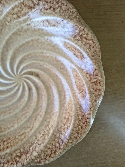 Patera ceramiczna VEB Colditz – Ø 35 cm – Niemcy