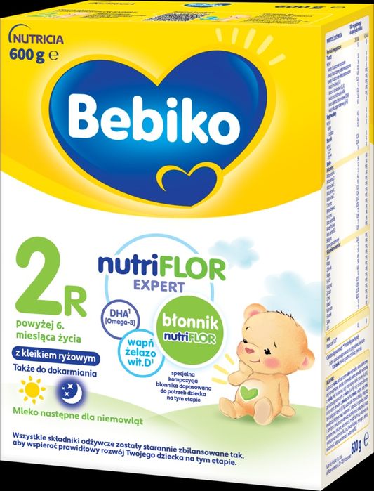 6 opakowań mleko Bebilon 2R 600g