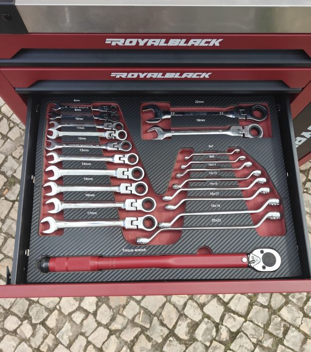 Carrinho de ferramenta de 7 gavetas completas novo