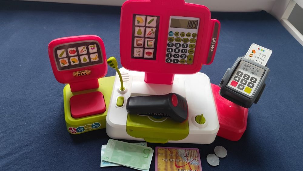 Kasa sklepowa z dźwiękiem i kalkulatorem