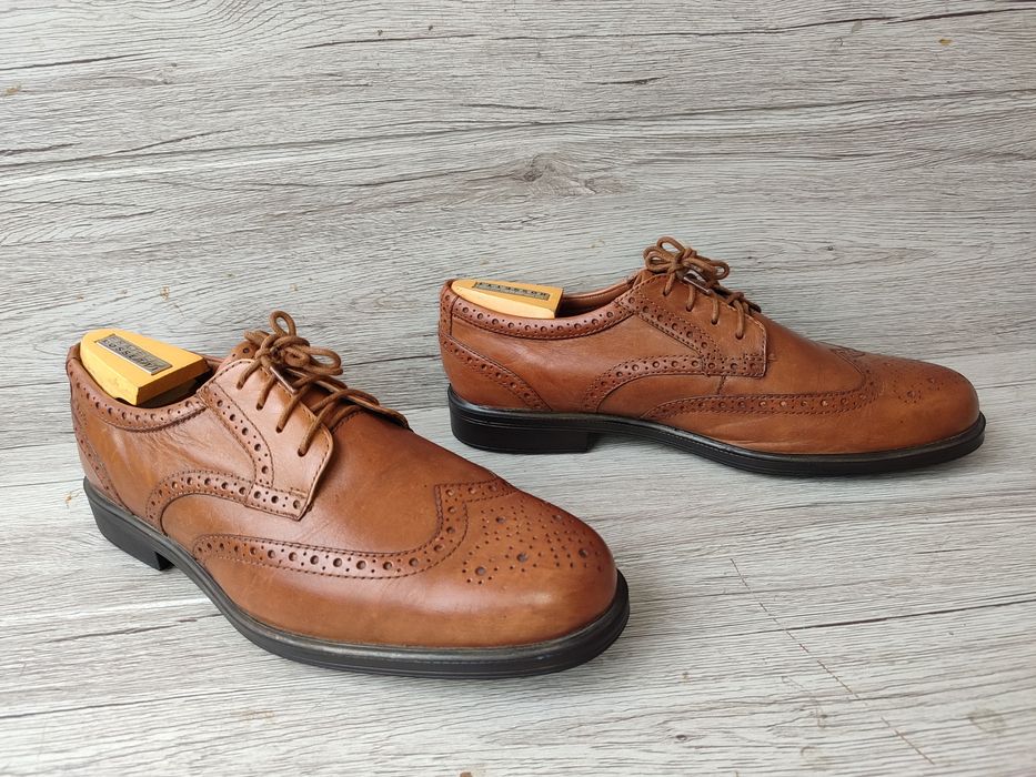 Clarks 43р туфли мужские ботинки кожаные Индия