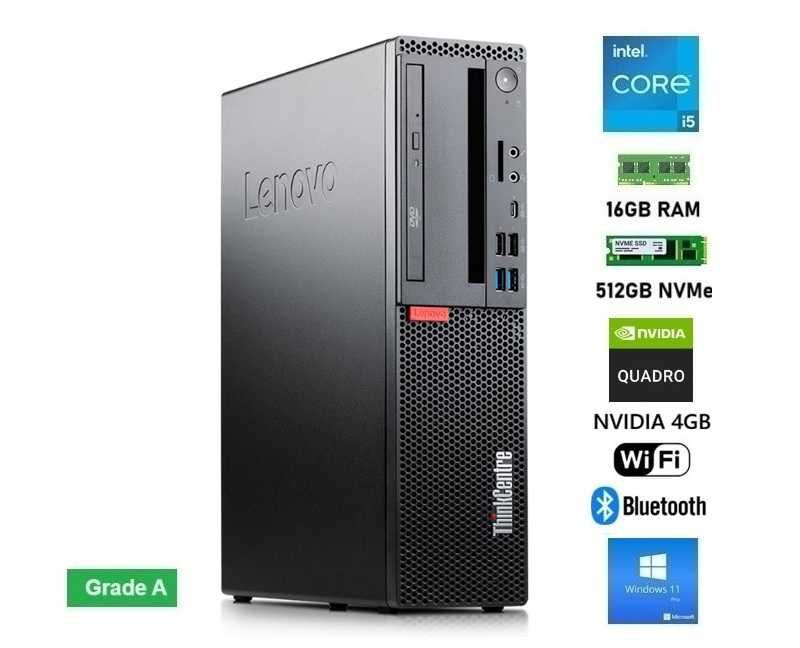 Lenovo ThinkCentre M720s Core I5-8500 | 16GB 512GB NVMe NVIDIA 4Gb