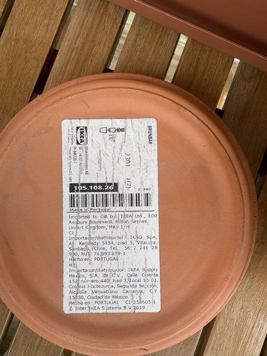 Vasos de plantas – vários tamanhos/materiáis