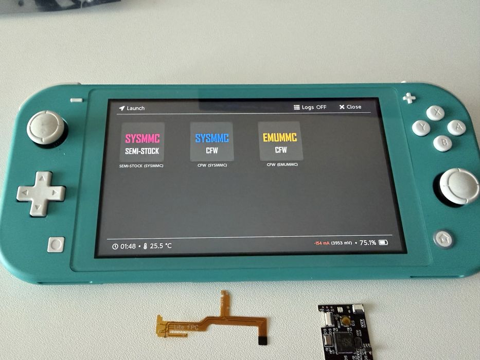 Nintendo Switch Lite PICOFLY MOD CFW