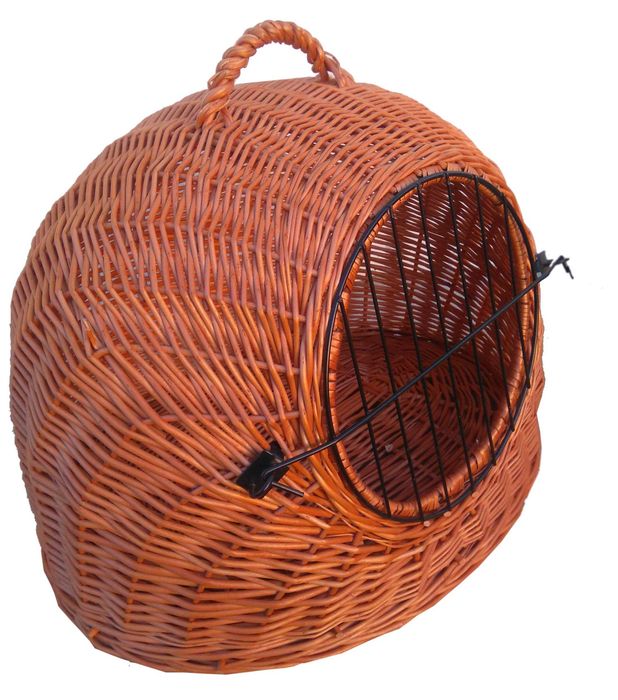 Transporter z wikliny, buda, klatka dla psa/kota.