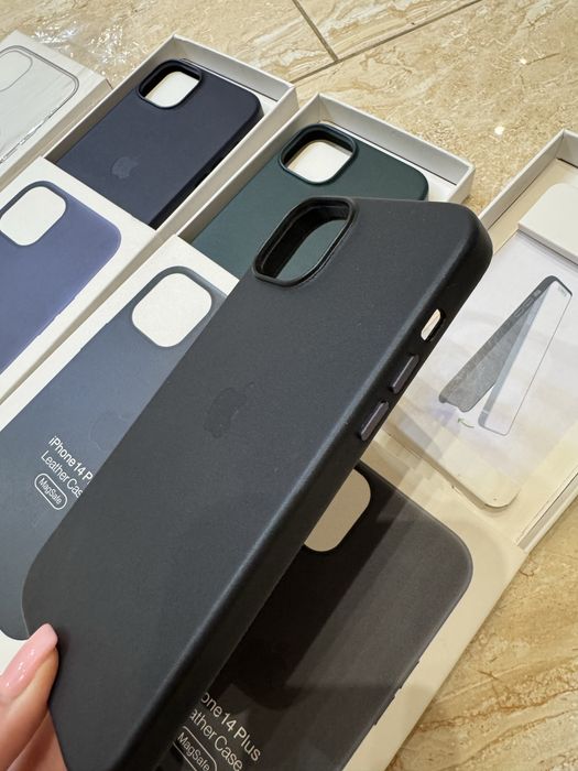 Чехол кожаний Iphone 14 Plus , 15 Plus,ціна за всі лот 4шт