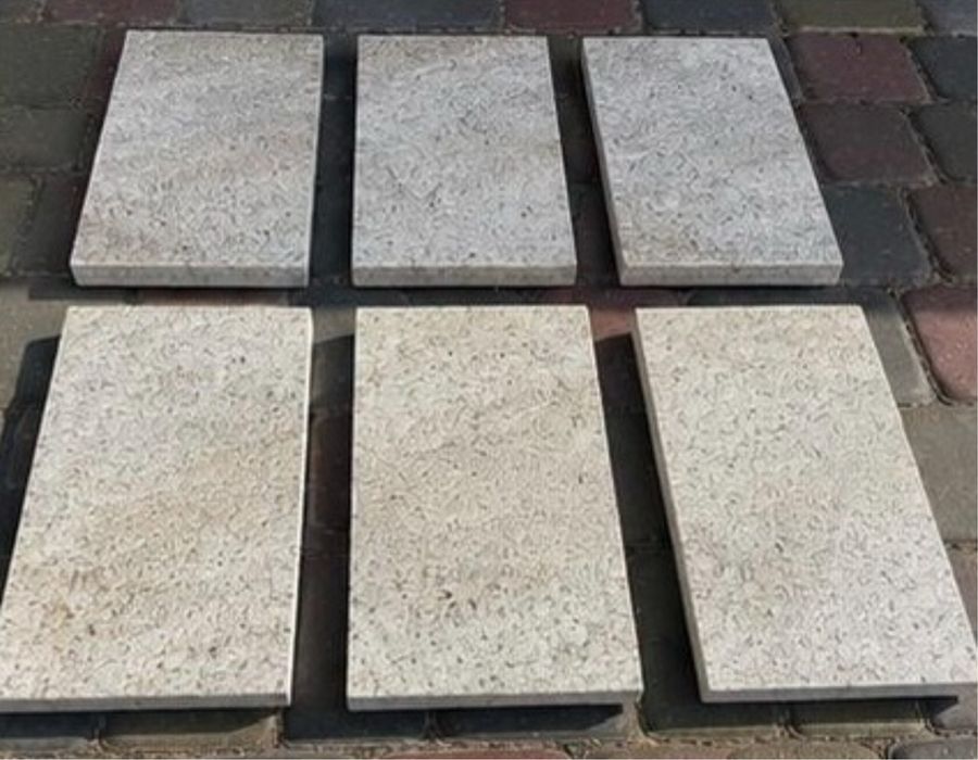 Płyty granitowe polerowane 2 cm – komplet 8 szt. – nowe