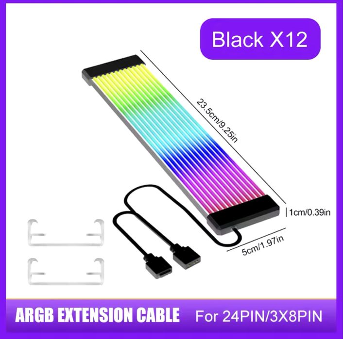‼️ Argb Streamer extension cable led